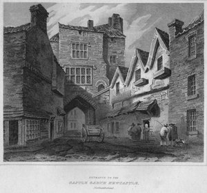 Entrance to the Castle Garth Newcastle, Northumberland