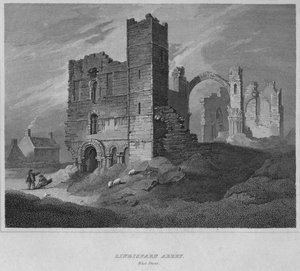Lindisfarne Abbey. West Front by John Greig