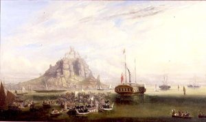 The Departure of Queen Victoria and Prince Albert from St. Michael