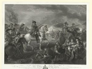 King William III During the Battle of the Boyne, 1690 by John Hall