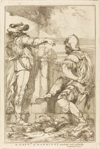 A Captain of Banditti Sending Out a Party