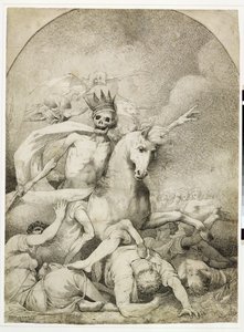 Death on a Pale Horse by John Hamilton Mortimer