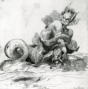 Illustration of a Sea Monster, 18th Century
