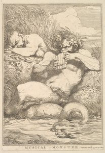 Musical Monster from Fifteen Etchings Dedicated to Sir Joshua Reynolds by John Hamilton Mortimer