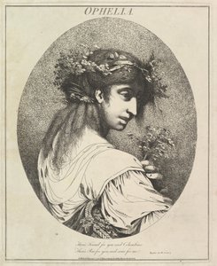 Ophelia Twelve Characters from Shakespeare by John Hamilton Mortimer