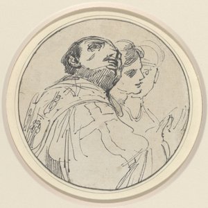Three Oriental Heads by John Hamilton Mortimer