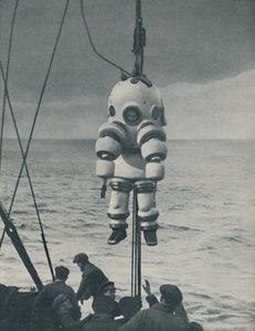 The Eternal Fight Against the Sea: Armoured Casing for the Deep-Sea Diver, c1935 by John Hammerton