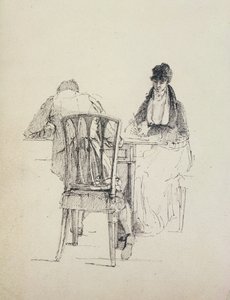 A Man Reading by John Harden