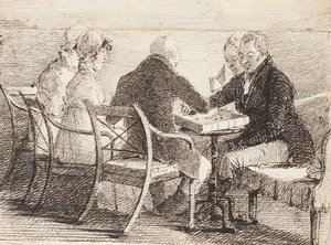 Backgammon, 1808 by John Harden