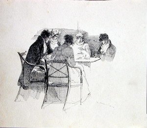 Group Gathered Round a Table
