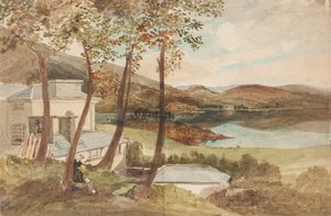 Hall and Windermere, Lake District, Cumbria by John Harden