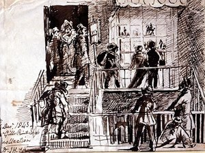 McGills Print Shop, Edinburgh by John Harden