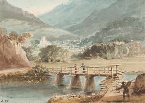 Old Miller Bridge, 1843 by John Harden