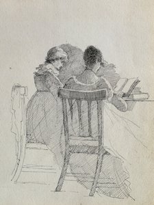 Reading (detail) by John Harden