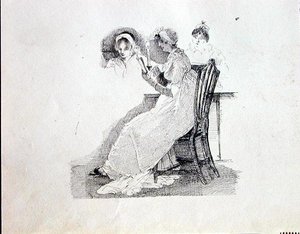 Reading by Candlelight by John Harden