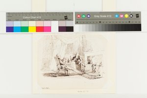 Two Gentlemen Drinking by the Fire by John Harden