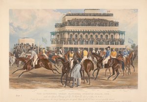 The Liverpool Great National Steeple-Chase (one of a set of four)