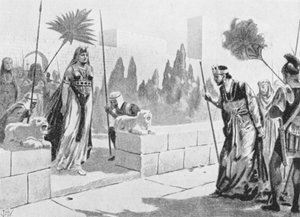 Cleopatra Visits Herod, c. 33 BC by John Harris Valda