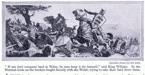 If any lords conquers land in Wales, he may keep it for himself said King William, c.1950