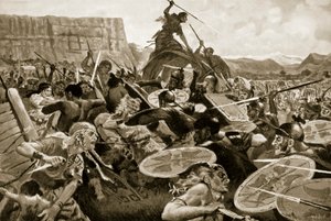 The Battle of Aquae Sextiae, 102 B.C. by John Harris Valda