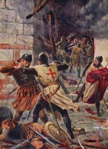 The Capture of Constantinople by Crusaders by John Harris Valda