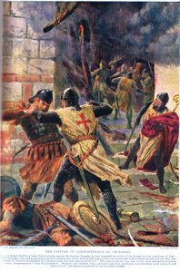 The Capture of Constantinople by Crusaders