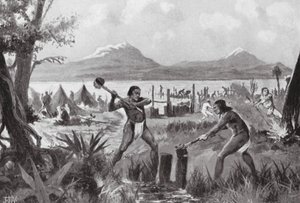 The Foundation of the City of Mexico by John Harris Valda