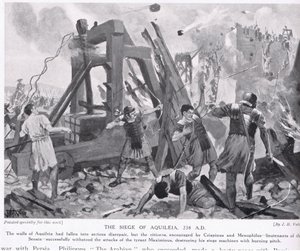 The siege of Aquileia 238AD