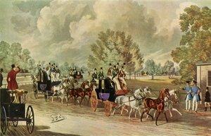 A Meeting of the Four-In-Hand Club, Hyde Park, London by John Harris the Younger