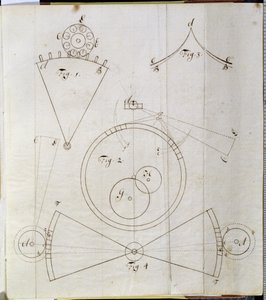 Diagram of timekeeper movements by John Harrison