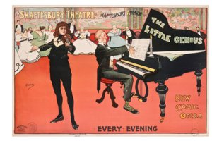 Shaftesbury Theatre / J. Hassall / Poster, 1896