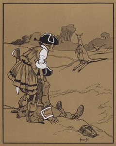 The Discovery of the Kangaroo by John Hassall