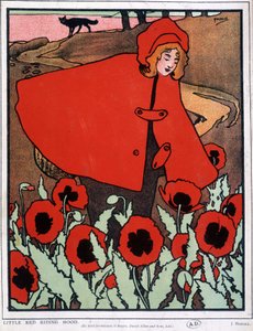 The Little Red Riding Hood - Poster by John Hassall