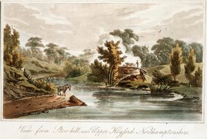 Grand Junction Canal from Stow Hill near Upper Heyford, Northamptonshire