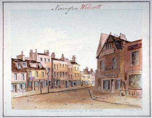 View of Walworth Village, Southwark, from the North Entrance, London