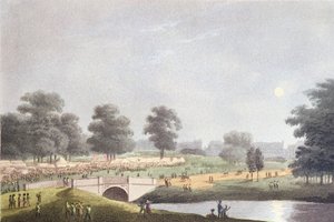 The View of the Fair in Hyde Park, engraved by Matthew Dubourg, 1st August 1814