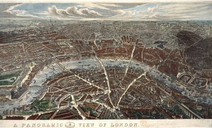 Panoramic view of London by John Henry Banks