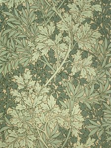 Foliage wallpaper, designed by John Henry Dearle for Morris and Company by John Henry Dearle