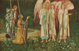 The Vision of the Holy Grail, 1891 by John Henry Dearle