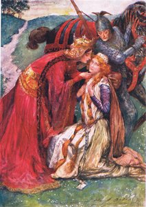 Queen Guinevere Welcomes Enid, Illustration for 