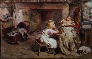 The Cottage Home by John Henry Henshall