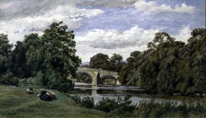 Ilkley Bridge by John Henry Leonard