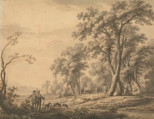 Landscape with Sportsman and Guns