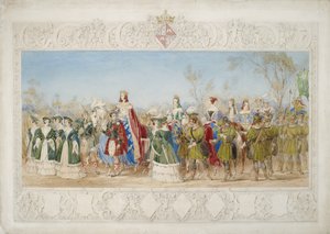 Jane Georgiana, Lady Seymour, Queen of Beauty by John Henry Nixon