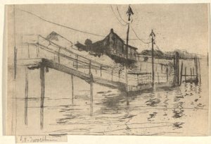 Dockside Scene by John Henry Twachtman