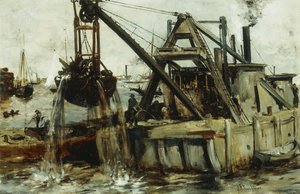 Dredging in the East River