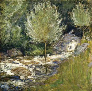Horseneck Falls, Greenwich, Connecticut by John Henry Twachtman