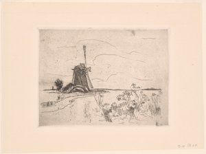 Mill in Holland by John Henry Twachtman