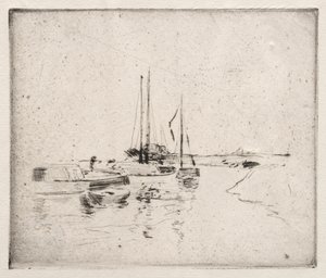 Near Dordrecht by John Henry Twachtman