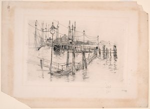 The Old Toll House at Bridgeport (Large Plate)